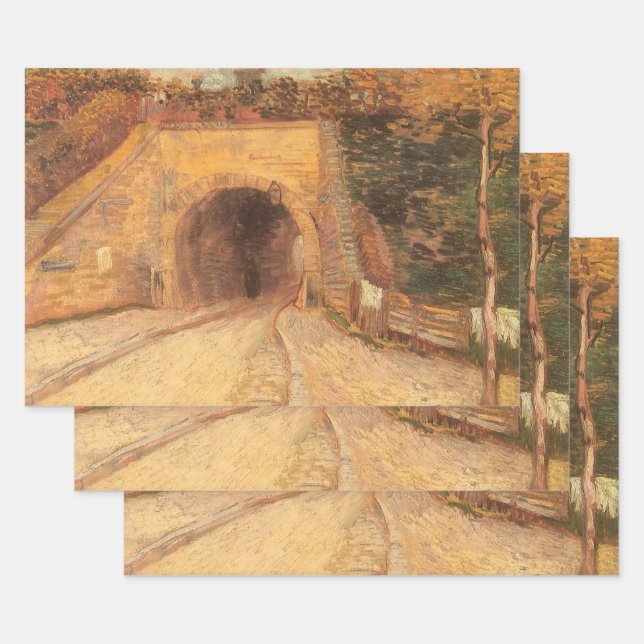 Feuille De Papier Cadeau Vincent van Gogh - Passerelle, Viaduc (Lot)