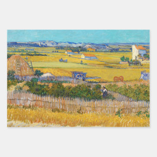 Feuille De Papier Cadeau Vincent van Gogh - Récolte à La Crau