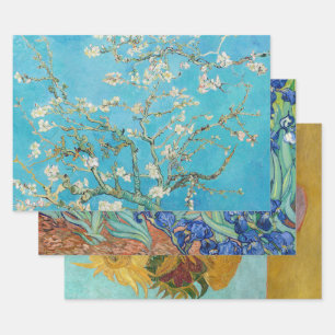 Feuille De Papier Cadeau Vincent Van Gogh - Sélection de chefs-d'oeuvre
