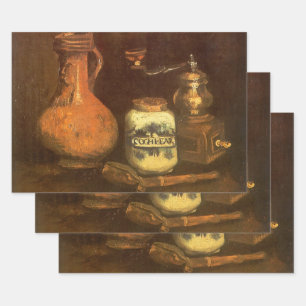 Feuille De Papier Cadeau Vincent van Gogh - Vie morte avec moulin à café