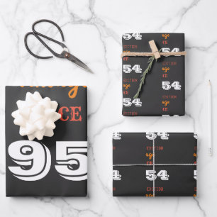 Feuille De Papier Cadeau Vintage 1954 édition limitée 70e anniversaire