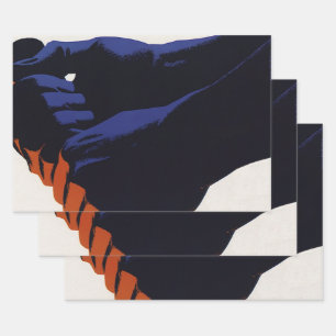 Feuille De Papier Cadeau Vintage Business Factory, production manufacturièr