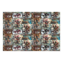 Vintage Noël Collage | Cadeau de vacances Retro