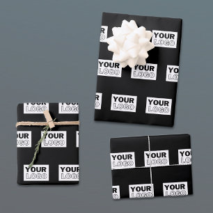 Feuille De Papier Cadeau Votre logo ou conception Fond de couleur modifia