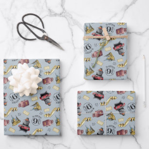 Feuille De Papier Cadeau Voyage vers le Motif HOGWARTS™
