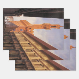 Feuille De Papier Cadeau Voyage Vintage, Palazzo Vecchio, Florence, Italie