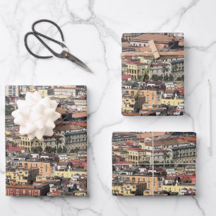 Feuille De Papier Cadeau Vue de Naples, Italie