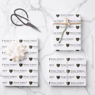 Feuille De Papier Cadeau Wake Forest University Wordmark