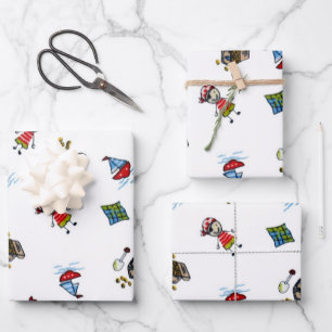Feuille De Papier Cadeau Wee Pirates