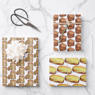 Feuille De Papier Cadeau Welsh Foods Welshcakes Bara Brith Rarebit Wales UK