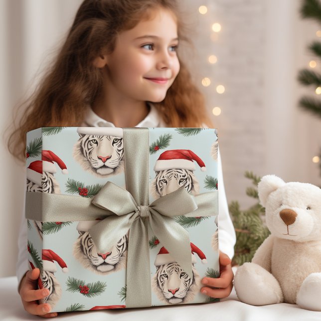Feuille De Papier Cadeau Wild Holidays Tiger Safari (Créateur téléchargé)