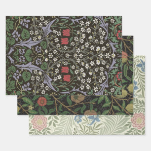 Feuille De Papier Cadeau William Morris Blackthorn Tapisserie Florale