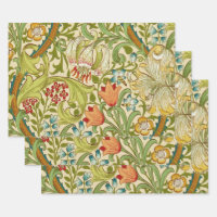 William Morris Golden Lily Vintage Pré-Raphaélite