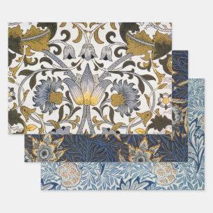 Feuille De Papier Cadeau William Morris Lodden Fleur florale