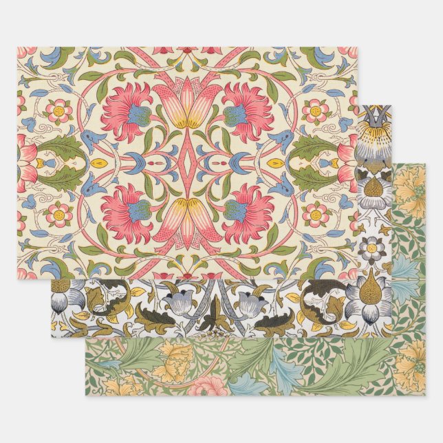 Feuille De Papier Cadeau William Morris Lodden Spring Wallpaper Art (Lot)