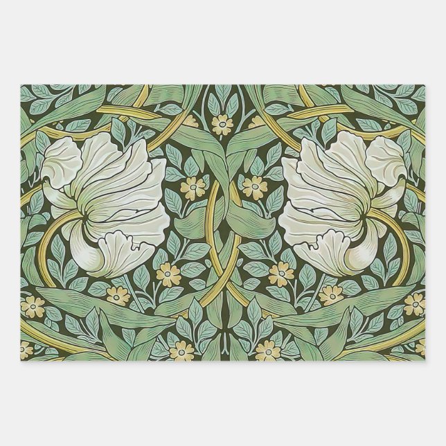 Feuille De Papier Cadeau William Morris - Pimpernel (Devant)