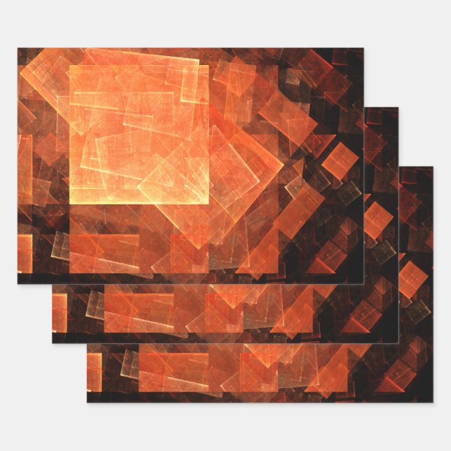 Feuille De Papier Cadeau Window Light Abstract (Lot)