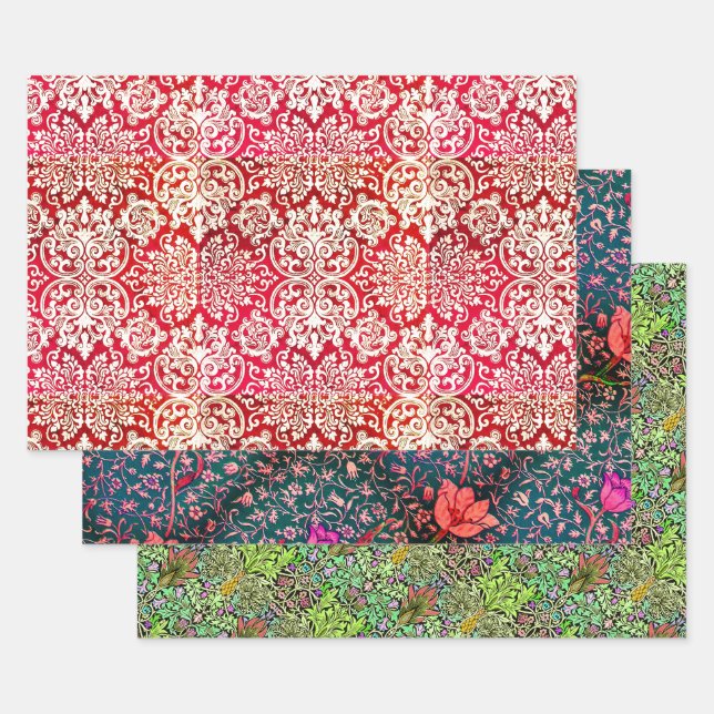 Feuille De Papier Cadeau Woodbury, Emelia, Botanique (Lot)