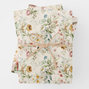 Feuille De Papier Cadeau WP Sm Print Dutch Still Life Floral 19x29 (3)