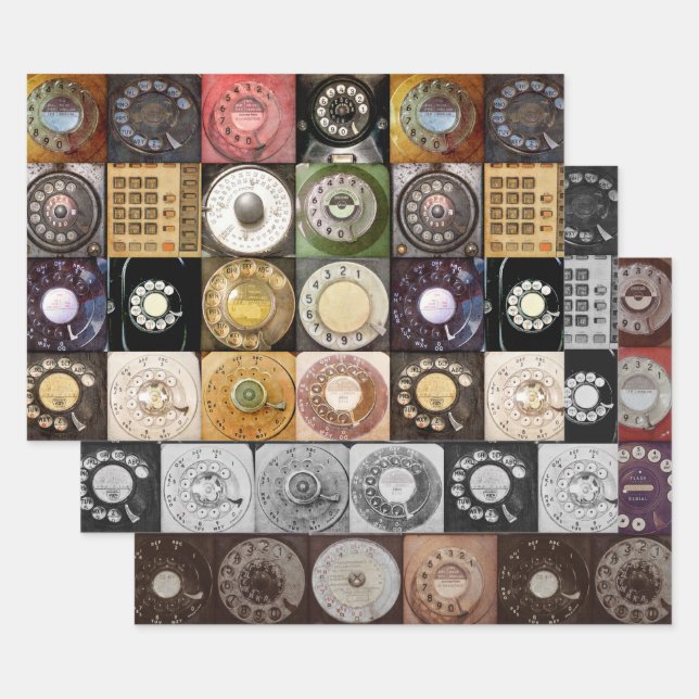 Feuille De Papier Cadeau Wrapping Paper for decoupage or collage (Lot)