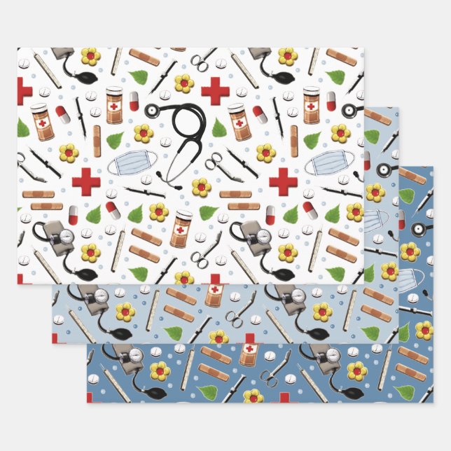 Feuille De Papier Cadeau Wrapping Paper Sheets (Lot)