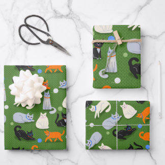 Feuille De Papier Cadeau wrapping paper trio