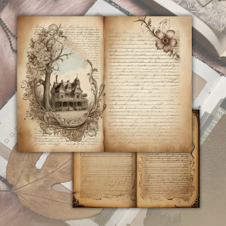 Feuille de papier de journal déchiqueté de page de