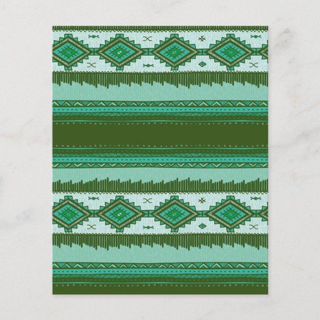 Feuille de papier native verte (Devant)