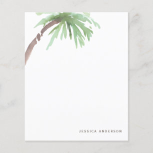 Feuille de papier personnalisé Tropical Palm Tree