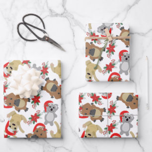 Feuille de papier pour l'animal de Noël australien