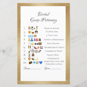 Feuille de papier Réponses au jeu de photos Emoji 