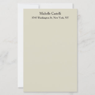 Feuille de papier simple classique professionnel