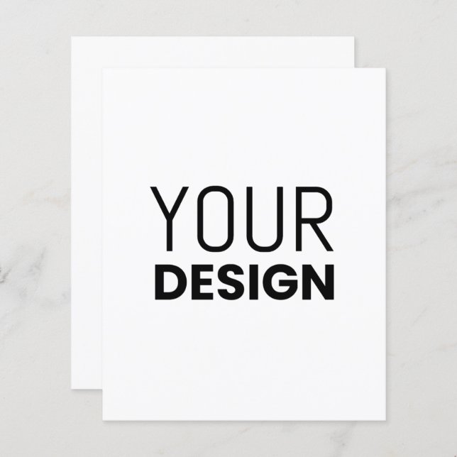 Feuille de papier [Tailles multiples] (Devant / Derrière)