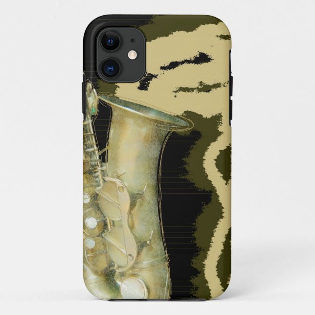 Feuille de son, coque iphone (Dos)