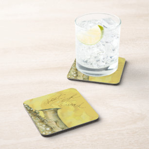 Feuille de son, dessous de verre de liège