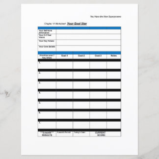 Feuille de travail Superpower : Objectif Star