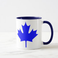 feuille d'érable colorée - tasses