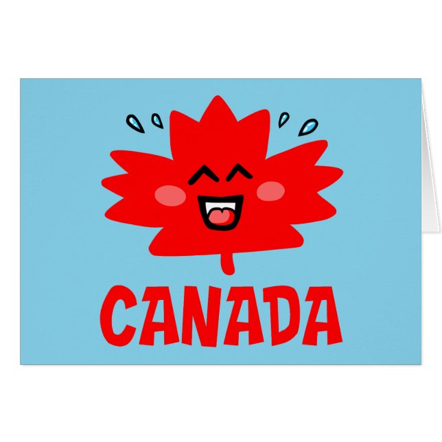 Feuille d'érable du Canada (Devant horizontal)