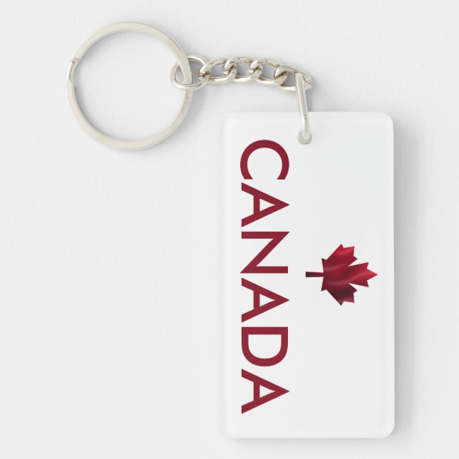 Feuille d'érable du Canada et nom (Devant)