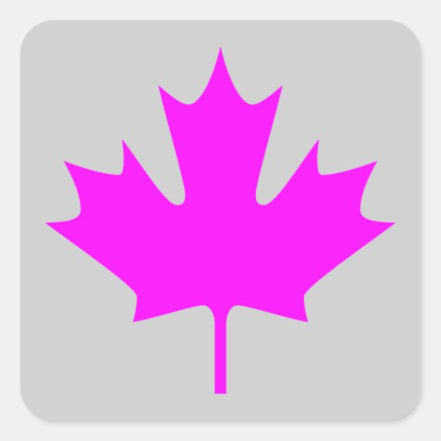Feuille d'érable - Stickers (Devant)