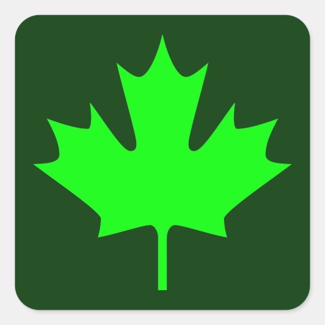 Feuille d'érable - Stickers (Devant)