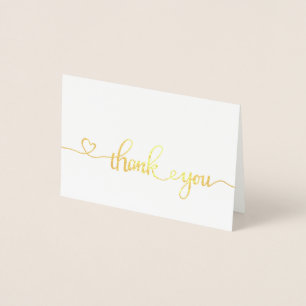 Feuille d'or de cartes de note de Merci