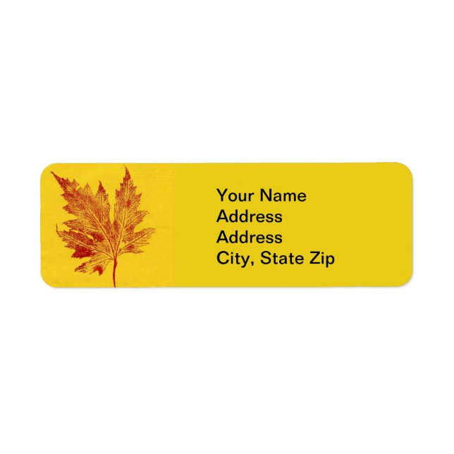 Feuille nature Imprimer, grande feuille d'érable e (Devant)