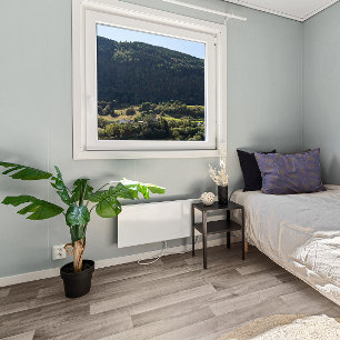 Feuille noir motif lavande  Accent Coussin