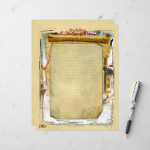 Feuille papier American Patriot stationnaire 8,5x1