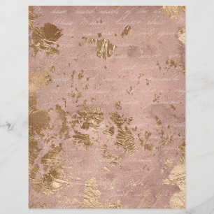 Feuille papier du cahier de papier du Rose Abstrai