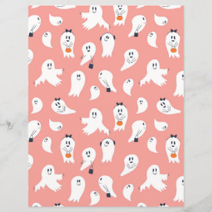 Feuille papier fantôme de la rue Boo