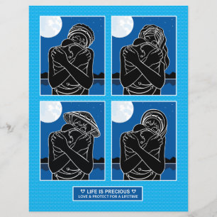 Feuille papier Love & Protect_Flat 8.5"x11"