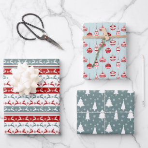 Feuille papier Motif de Noël nordique