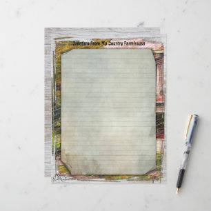 Feuille papier My Country Farmhouse 8.5x11